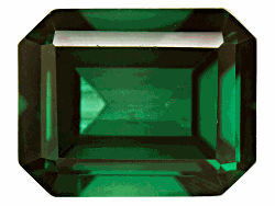 Green andesine-labaradorite feldspar, average 2.75ct 10x8mm emerald cut.