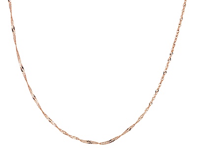 singapore chain  18k yellow