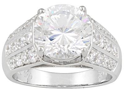 Bella Luce(R) 3.60ctw Platinum Plated Sterling Silver Ring. Bella Luce(R) 3.60ctw Platinum Plated Sterling Silver Ring.
